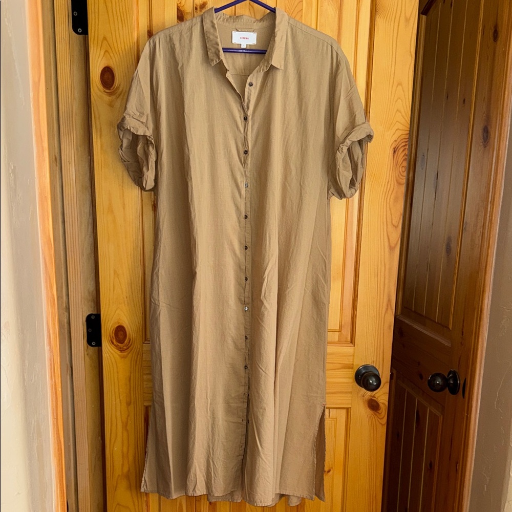 Xirena Linnet (Boden) dress size large-tan khaki